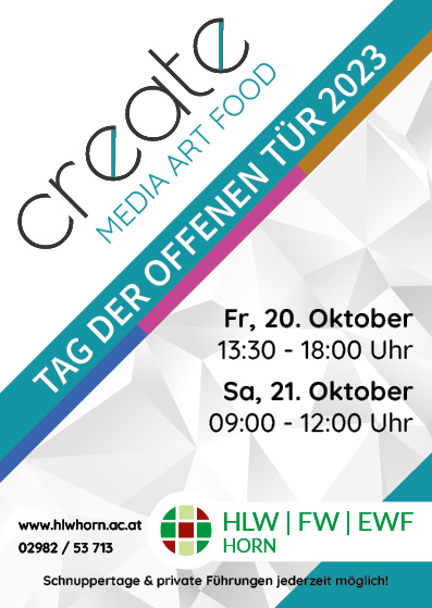 Tag der offenen Tür – 20. und 21. Oktober 2023
